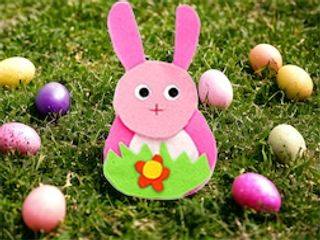 DIY - Collage du lapin de Pâques en feutrine