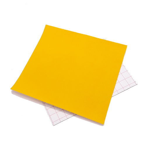 Coupon feutrine adhésive Jaune d'Or 0119