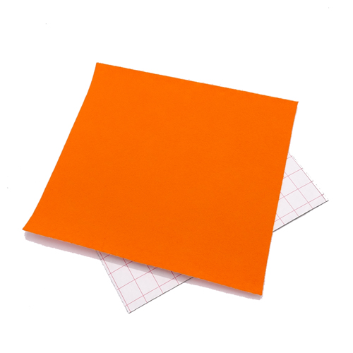 Coupon feutrine adhésive Orange 0123