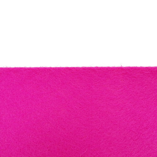 Coupon feutrine adhésive Rose fushia 3023