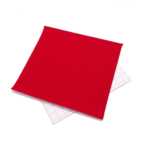 Coupon feutrine adhésive Rouge 0126