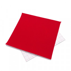 Coupon feutrine adhésive Rouge 0126