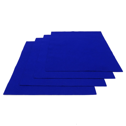 Pochette feutrine Bleu roi 0560 (x12 coupons)