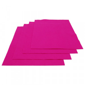 Pochette feutrine Rose fushia 30023 (x12 coupons)