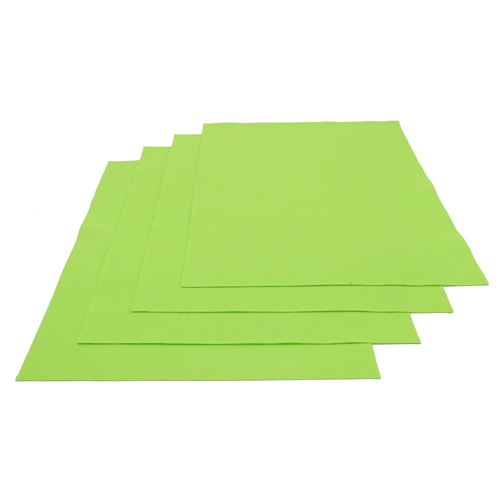 Pochette feutrine Vert clair 0169 (x12 coupons)