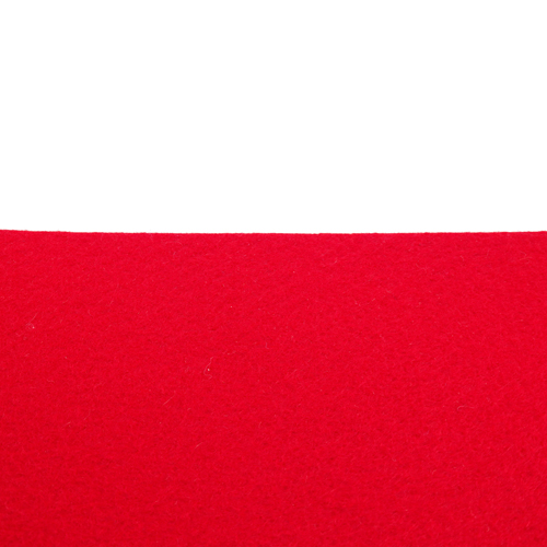 Coupon feutrine épaisse adhésive 3mm, Rouge 0126