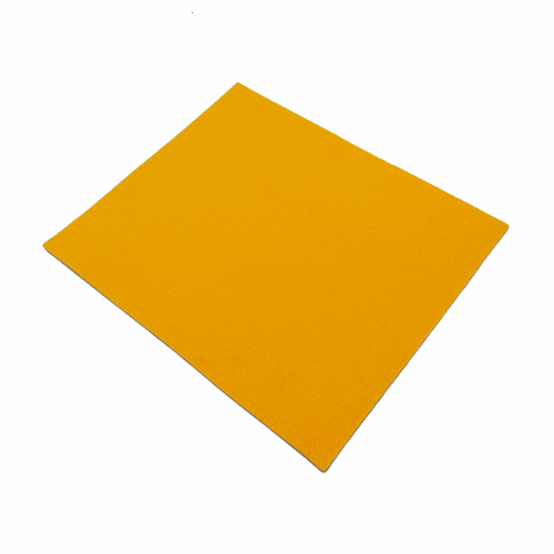 Coupon feutrine epaisse 3mm, Jaune d'Or 0119