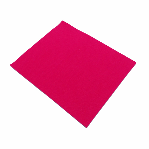 Coupon feutrine epaisse 3mm, Rose fuchsia 30023